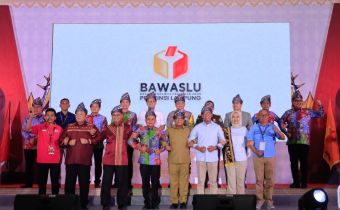 Jaga Keamanan, Persatuan, Dan Netralitas, Bawaslu Lampung Gelar Deklarasi Kampanye Damai Pilgub Lampung Tahun 2024