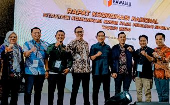 Bawaslu Lampung Hadiri Rakornas Strategi Komunikasi Krisis Pada Pemilihan Serentak Tahun 2024