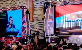 Bawaslu Lampung Hadiri Apel Tiga Pilar, Jaminan Keamanan Pilkada Serentak Di Lampung