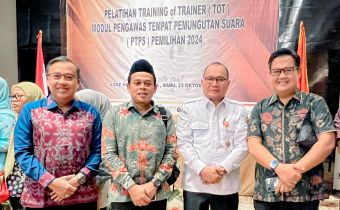 Bawaslu Lampung Ikuti Pelatihan ToT PTPS, Tingkatkan Kompetensi Pengawas TPS Untuk Pemilihan 2024