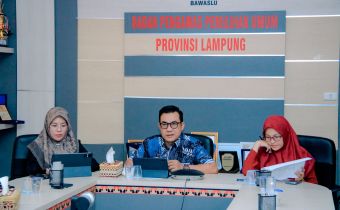 Bawaslu Lampung Gelar Rapat Koordinasi Bahas Penanganan Isu Krusial Dalam Pengawasan Kampanye Pilkada