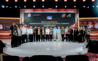 Bawaslu Awasi Debat Publik Pemilihan Gubernur Lampung Bahas Pemerintahan Dan Sosial Budaya