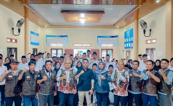 Sebanyak 88 PTPS Kecamatan Batanghari Resmi Dilantik, Bawaslu Lampung Ingatkan Pengawas TPS Agar Bekerja Baik