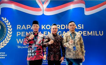 Dalam Rakor Bawaslu-DKPP-KPU, Bawaslu RI Ingatkan Konsisten Patuhi Regulasi