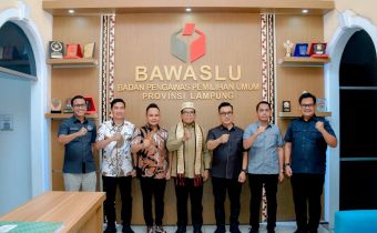 Bawaslu Lampung Terima Kunjungan Kerja Pj. Gubernur Terkait Kesiapan Pengawasan Pilkada Serentak 2024