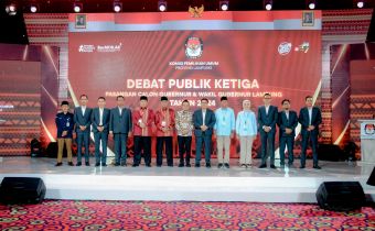 Debat Publik Terakhir Paslon Pilkada Lampung, Bawaslu Lampung Ajak Masyarakat Awasi Pilkada Dan Gunakan Hak Pilih