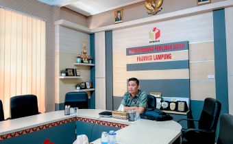 Bawaslu Lampung Hadiri Secara Virtual Pembinaan Mental Dan Spiritual Untuk Persiapan Pilkada 2024