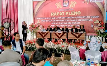 Bawaslu Lampung Awasi Secara Melekat Rekapitulasi Suara Pilkada 2024 Di Lampung Utara