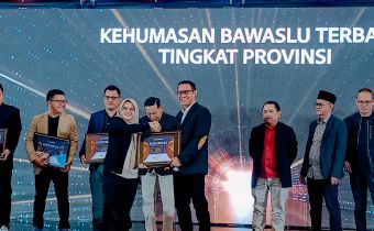 Bawaslu Provinsi Lampung Raih Apresiasi Kehumasan Terbaik pada Pemilihan Serentak 2024