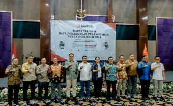 Bawaslu Lampung Hadiri Rapat Validasi Data Penanganan Pelanggaran