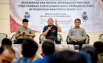 Bawaslu Lampung Hadiri Rapat Penyusunan Keterangan Tertulis PHP Pilkada Di Mahkamah Konstitusi