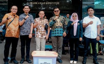 Lima Bawaslu Kabupaten Di Lampung Sampaikan Keterangan Dalam Sidang PHP 2024 di Mahkamah Konstitusi RI