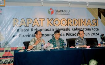 Gelar Evaluasi Kehumasan Jajaran Bawaslu Lampung: Membangun Kepercayaan Publik Dan Menghadapi Dinamika