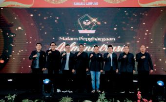 Apresiasi Atas Dedikasi Dan Integritas Pengelolaan Administrasi, Bawaslu Lampung Gelar Malam Penghargaan Administrasi Bawaslu Lampung