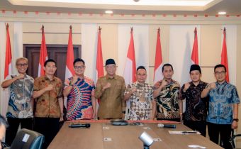Perkuat Sinergitas Dan Bahas PSU Kabupaten Pesawaran, Bawaslu Lampung Audiensi Dengan Gubernur Lampung