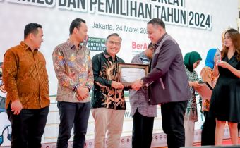 Bawaslu Provinsi Lampung Raih Peringkat Kedua Nasional Dalam Supervisi Pengawasan Pembentukan Badan Adhoc KPU