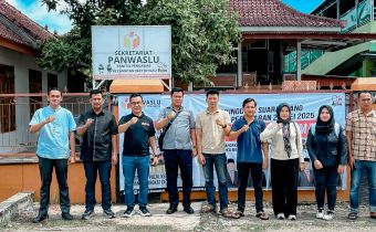 Bawaslu Lampung Monitoring Dan Evaluasi Kesiapan Panwaslucam Way Khilau Dalam Penanganan Pelanggaran Pidana Pada Tahapan Kampanye PSU Pesawaran