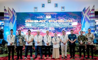 Bawaslu Lampung Hadiri Dan Awasi Debat Publik PSU Pilkada Pesawaran 2025