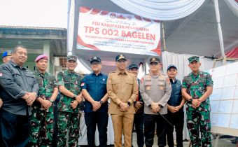 Bawaslu, Forkopimda, Dan KPU Lampung Pantau Langsung PSU Di Pesawaran