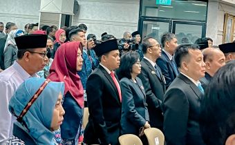 Hadiri Pelantikan Sekda Lampung, Bawaslu Lampung Dorong Sinergi Antar Lembaga