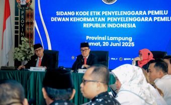 Sidang DKPP Di Lampung Tegaskan Komitmen Integritas Penyelenggara Pemilu