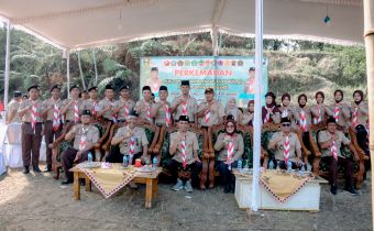 Saka Adhyasta Pemilu Tanggamus Resmi Dilantik, Bawaslu Lampung Dorong Pramuka Jadi Agen Pengawasan Partisipatif