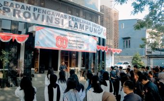 Samakan Persepsi, Bawaslu Provinsi Lampung Gelar Apel Rutin