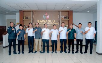 Pasca PSU Pesawaran, Tim Pengkajian Konflik Mabes Polri Kunjungi Bawaslu Lampung