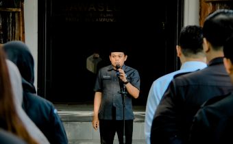 Gelar Apel Rutin, Bawaslu Lampung Satukan Persepsi Pengawas Pemilu Sebagai Pekerja Demokrasi