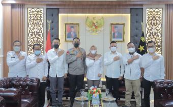 Jalin sinergitas, Polda Lampung terima kunjungan Bawaslu Lampung